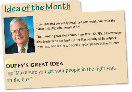 Duffy's great idea